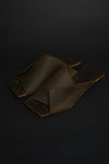 Amos Handcrafted Olive Leather Slides - premium quality - NINObrand