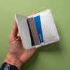 Compact Bifold with RFID Protection - Silver - premium quality - CASUPO