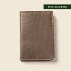Compact Bifold with RFID Protection - Grey - premium quality - CASUPO