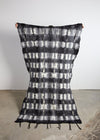 Adire Tye-Dye Lightweight Wool Throw Blanket - premium quality - Kanju Interiors