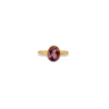 Oval Amethyst Gemstone Ring - premium quality - JAREDJAMIN