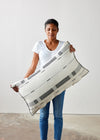 Handwoven fair trade throw pillow - sustainable home decor - Kanju Interiors