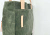 Premium tote bag with leather handles - sustainable everyday luxury - notebooks & honey