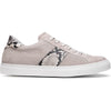 66-100-GRY OLYMPIAS Genuine Python and Italian Sueded Goatskin, Grey - premium quality - Zelli Italia