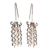 Sterling Silver Jellyfish Earrings with White Pearls - premium quality - Alison Morse