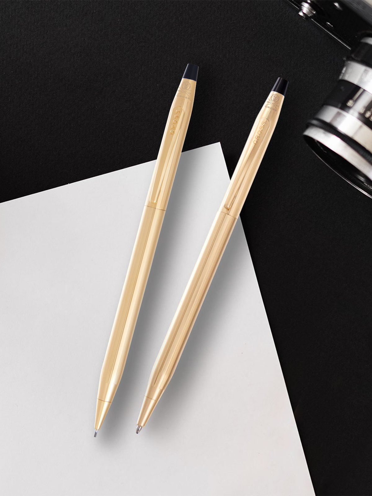 Product view 5 - A.T. Cross Classic Century 23KT Gold Plated Pen and Pencil Set - Preci - A.T. Cross