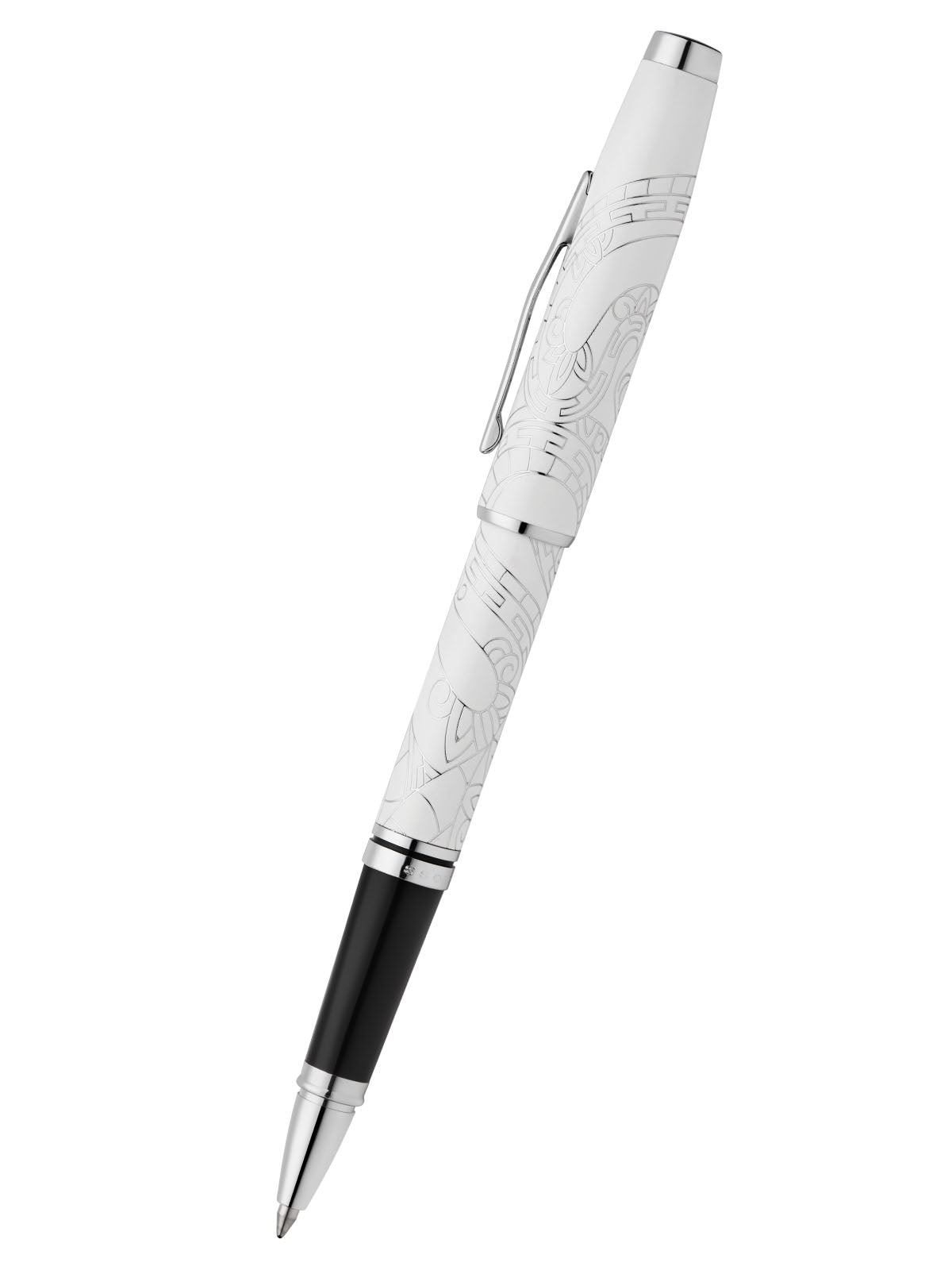 Lifestyle photo showing A.T. Cross Coventry Zodiac Year of the Snake Pearl White Lacquer  in use - A.T. Cross