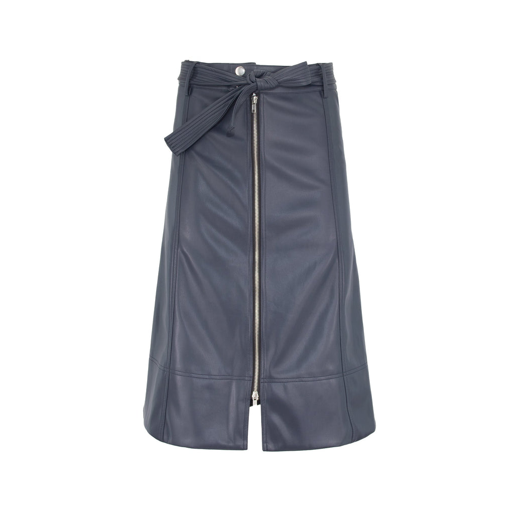 Product view 6 - profile-nyc LEATHER ZIPPER SKIRT - profile-nyc