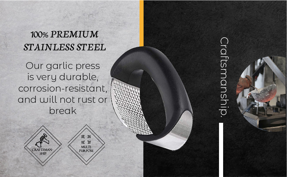 Product view 4 - Stainless Steel Garlic Press - Choixe