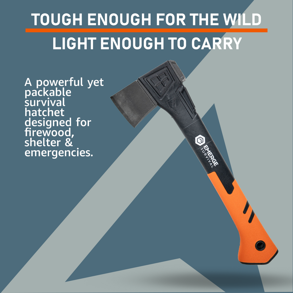 Close-up detail showing quality craftsmanship and materials - Survival Hatchet