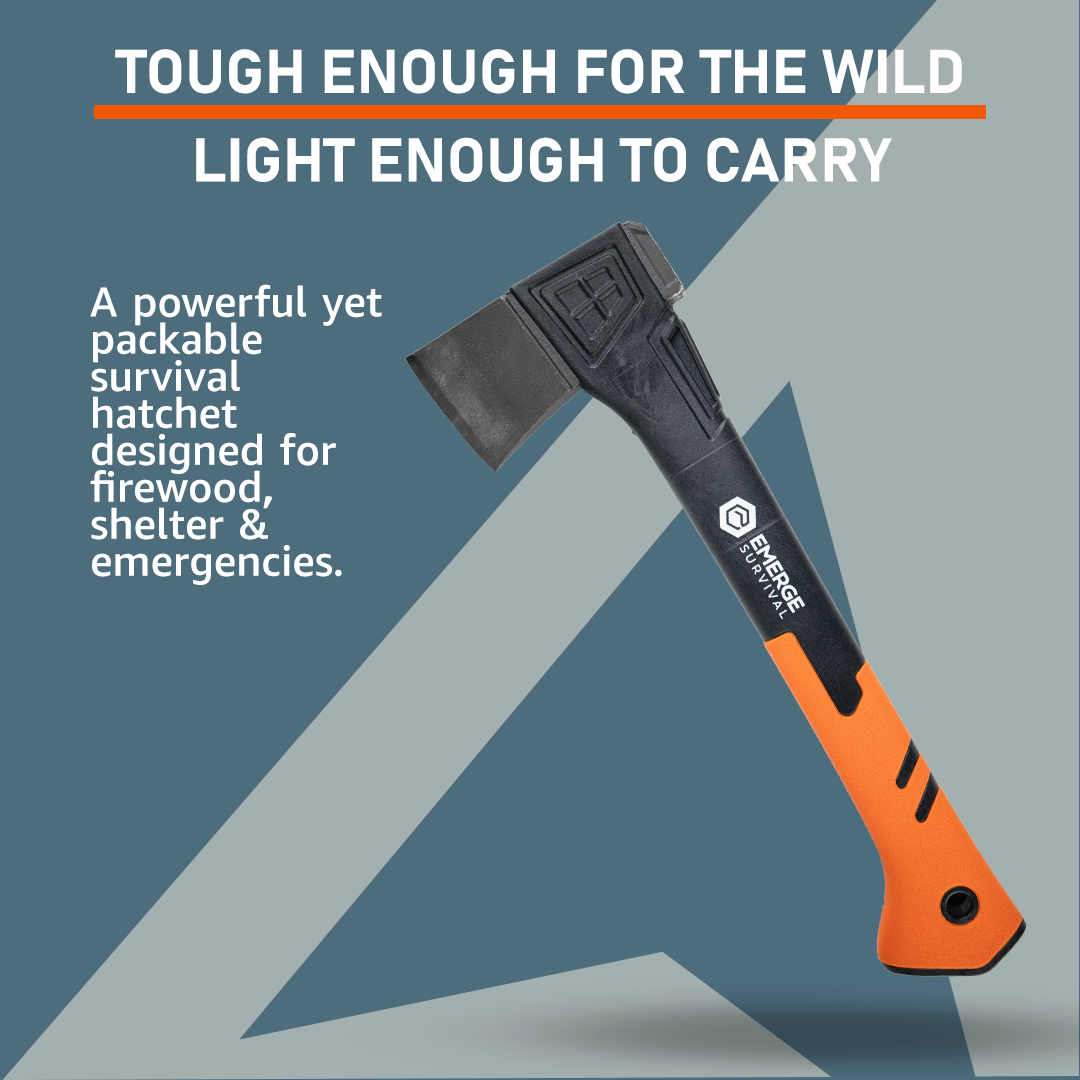 Close-up detail showing quality craftsmanship and materials - Survival Hatchet