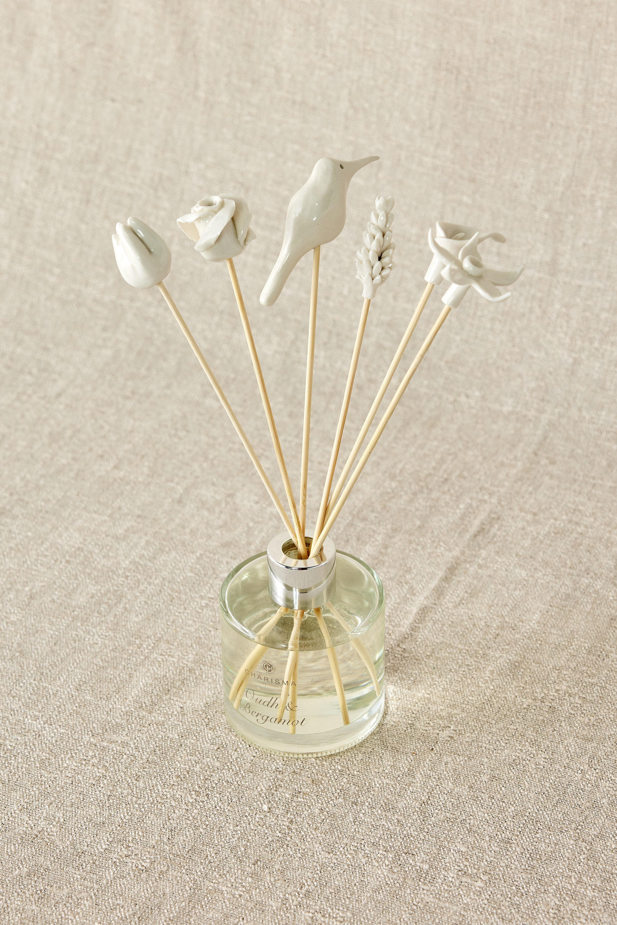 Product view 4 - Country Flowers Bamboo Diffuser Sticks Set - Kanju Interiors