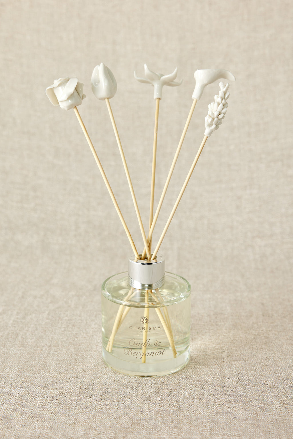 Country Flowers Bamboo Diffuser Sticks Set - premium quality - Kanju Interiors