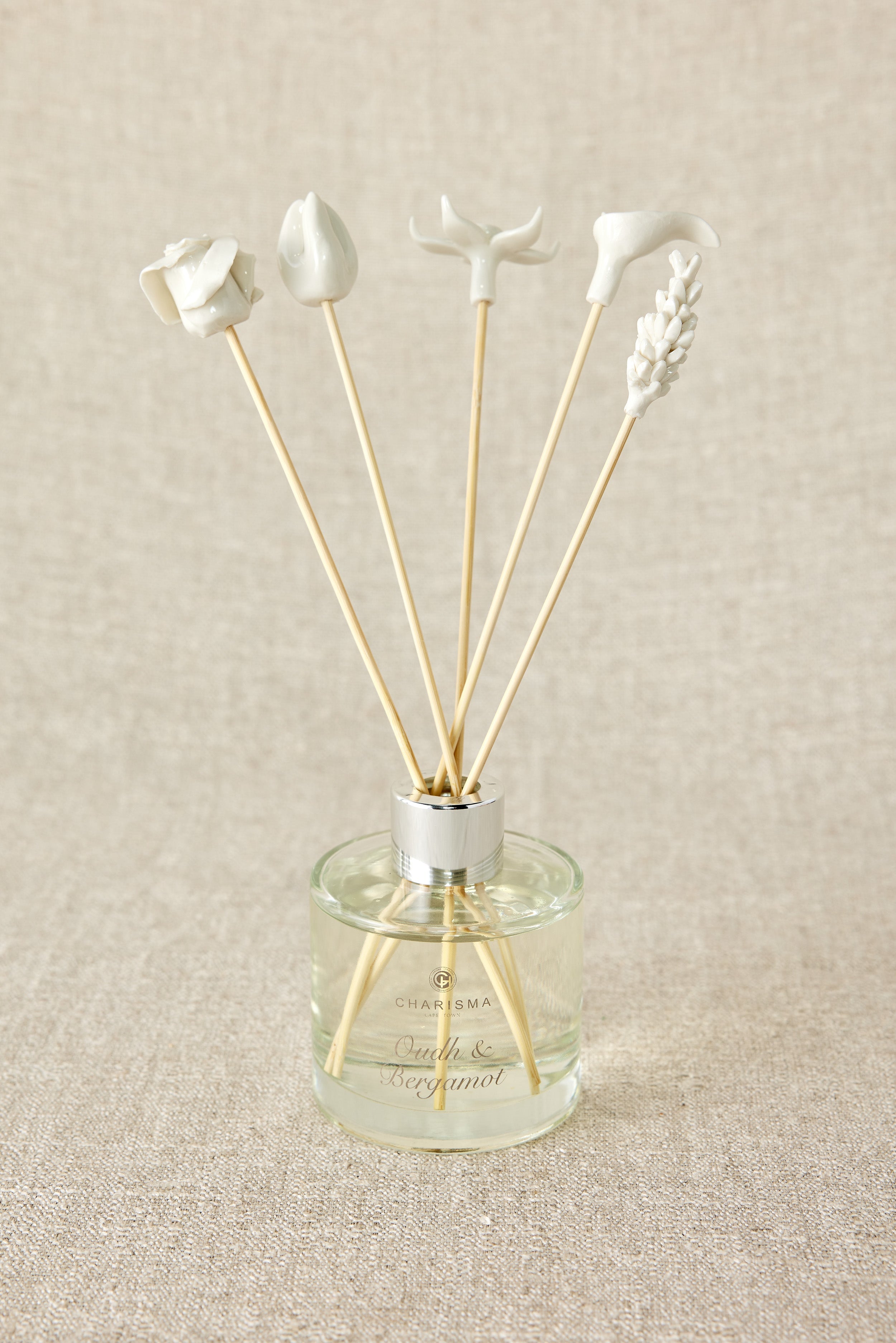 Country Flowers Bamboo Diffuser Sticks Set - premium quality - Kanju Interiors