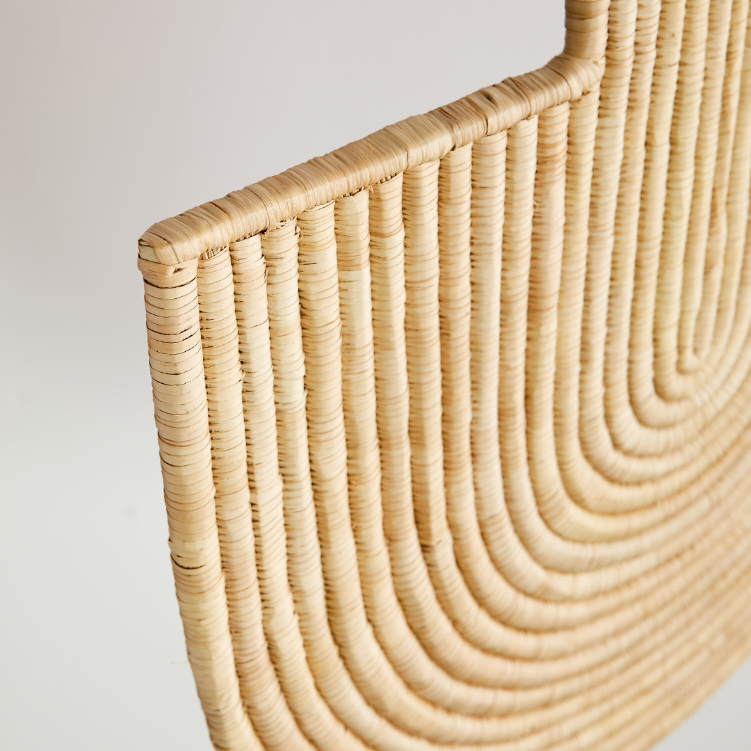 Product view 6 - Maravi Natural Palm Leaves Woven Wall Art - Kanju Interiors