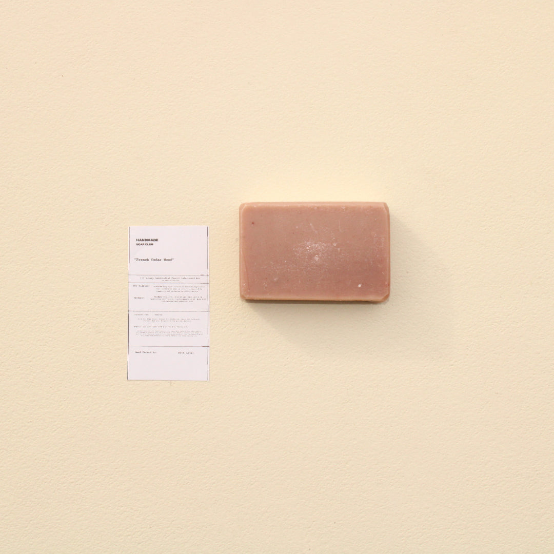 Close-up detail showing quality craftsmanship and materials - Cedar Wood & Frankincense Soap Bar