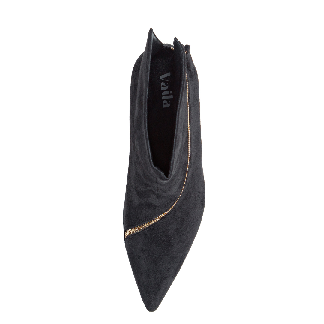 Lifestyle photo showing Alexa Booties in use - Vaila Shoes