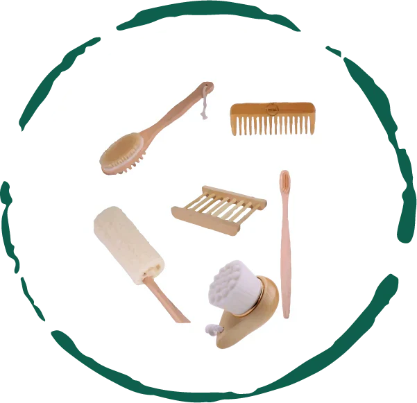 Zero-Waste Bathroom Essential Accessories Bundle - premium quality - Choixe