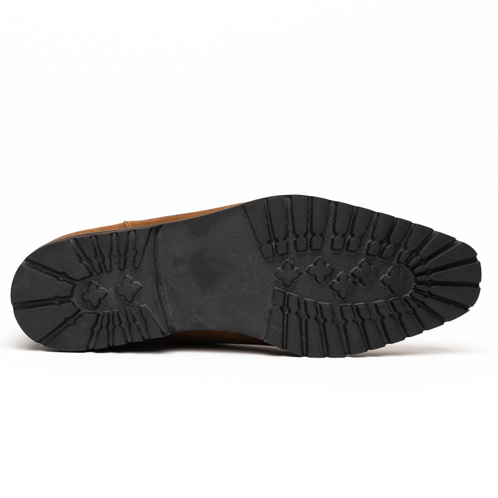 Product view 6 - 46-210-CGN GIANNA Suede Chelsea Boot, Cognac - Zelli Italia