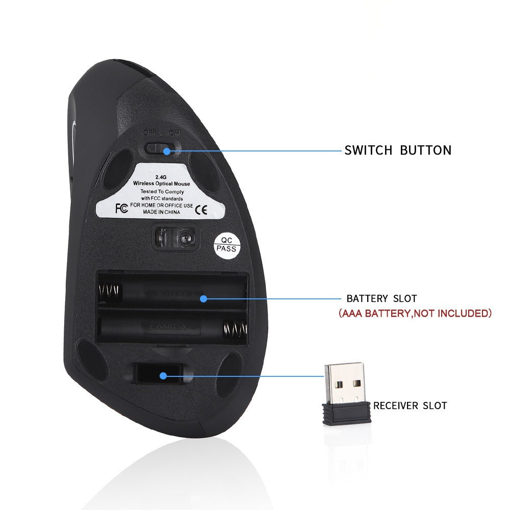 Product view 4 - Left-handed Vertical Mouse - V.I.P Digital Presence