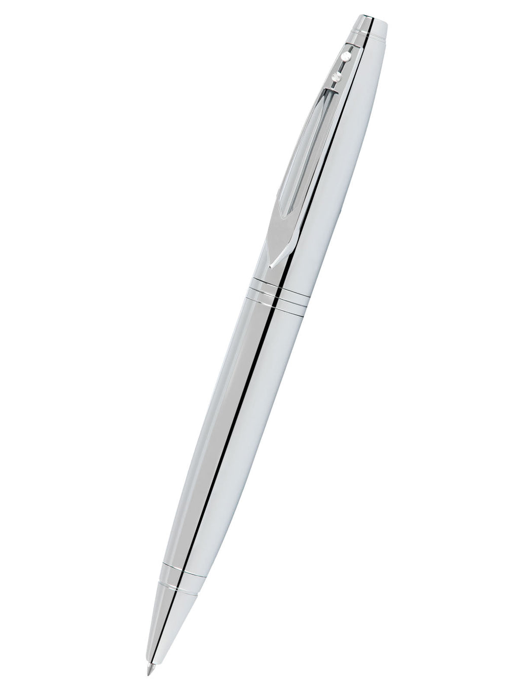 A.T. Cross Calais Chrome Window Clip Ballpoint - Comfortable Professio - premium quality - A.T. Cross