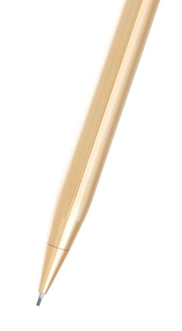 Close-up detail showing quality craftsmanship and materials - A.T. Cross Classic Century 23KT Gold Plated 0.7MM Pencil - P