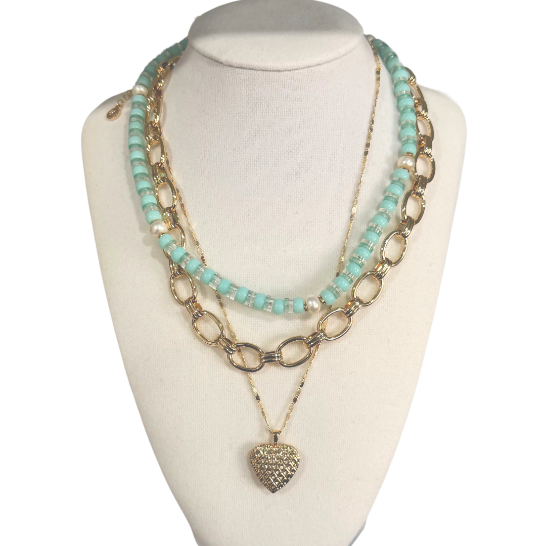 Close-up detail showing quality craftsmanship and materials - Ally Locket Necklace