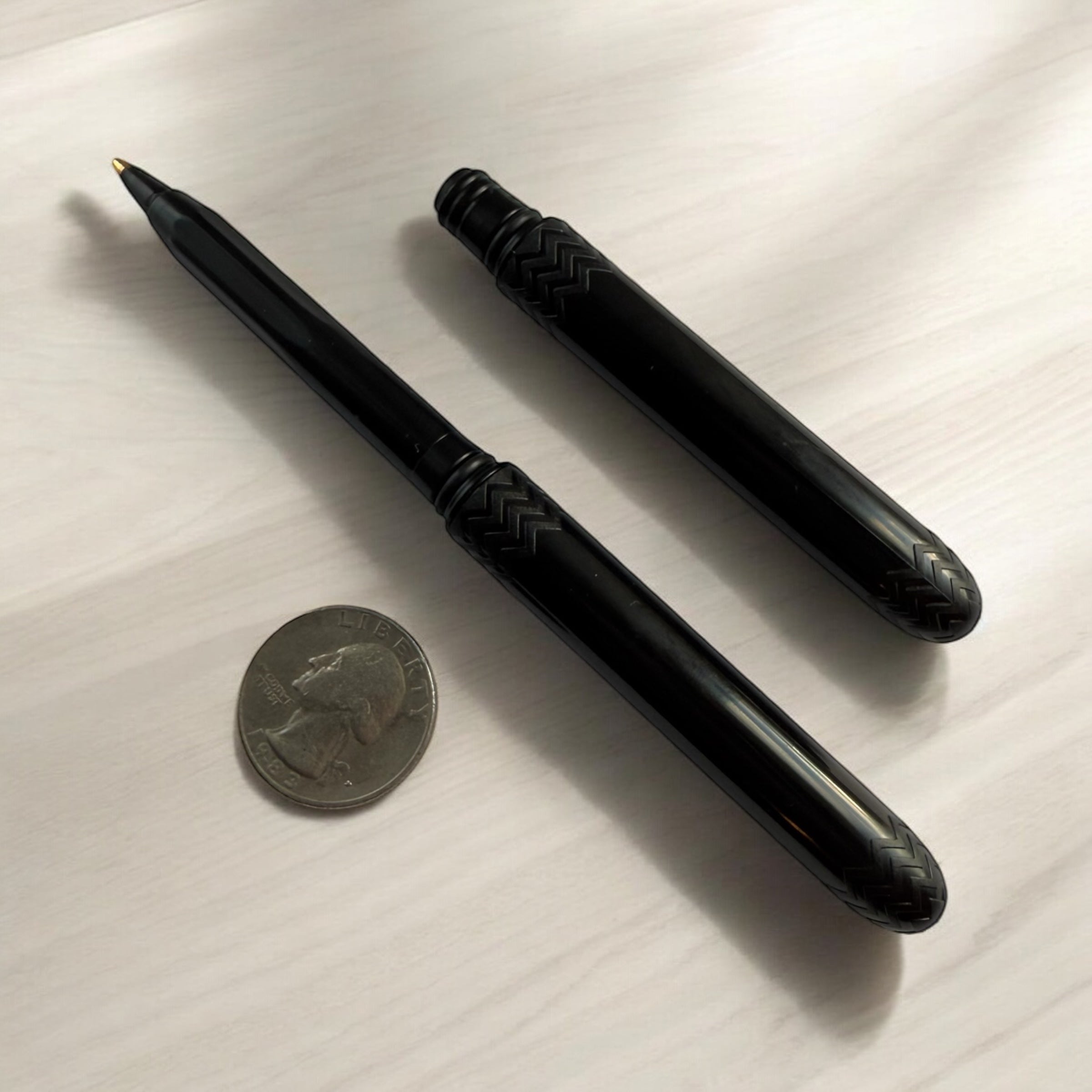 Lifestyle photo showing Pocket Pen Pack - Night in use - Pokka Pens