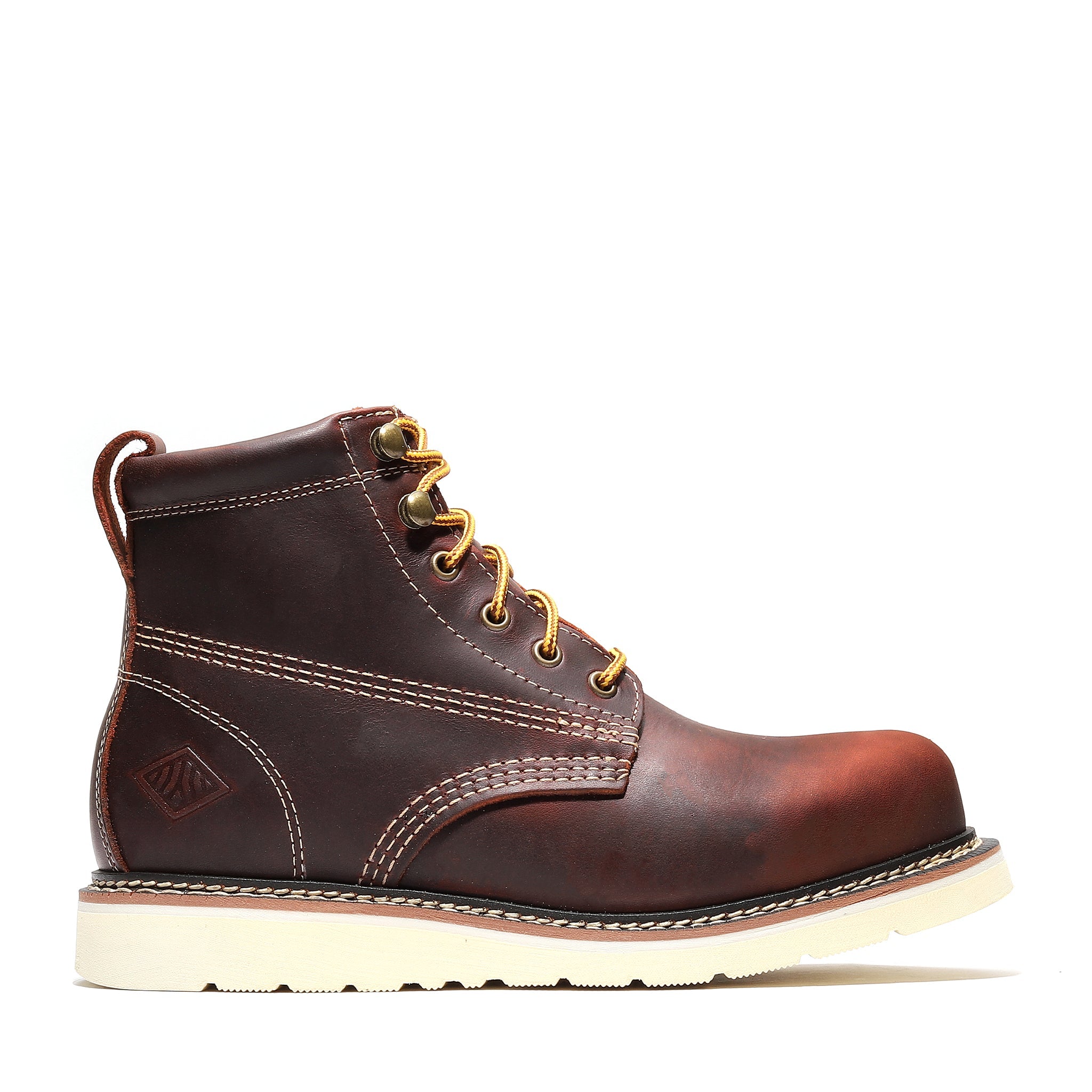 Close-up detail showing quality craftsmanship and materials - Bonanza Boots FRONTIER CLASSIC 6" PLAIN TOE
