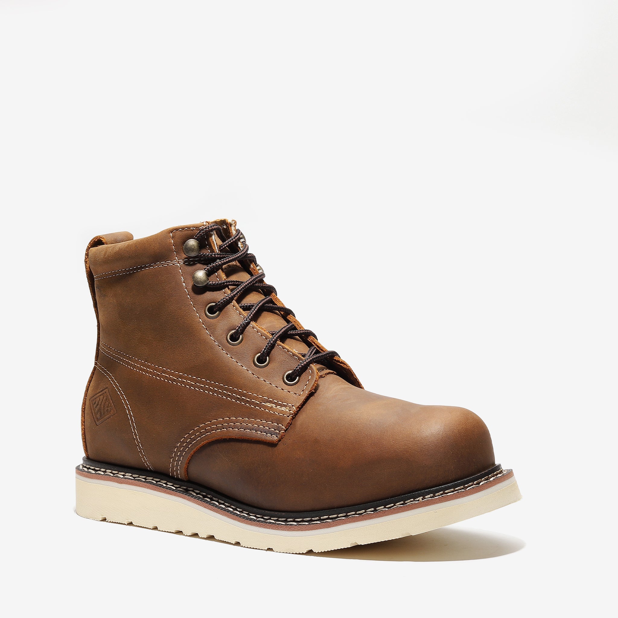 Lifestyle photo showing FRONTIER CLASSIC 6" PLAIN TOE XL in use - Bonanza Boots