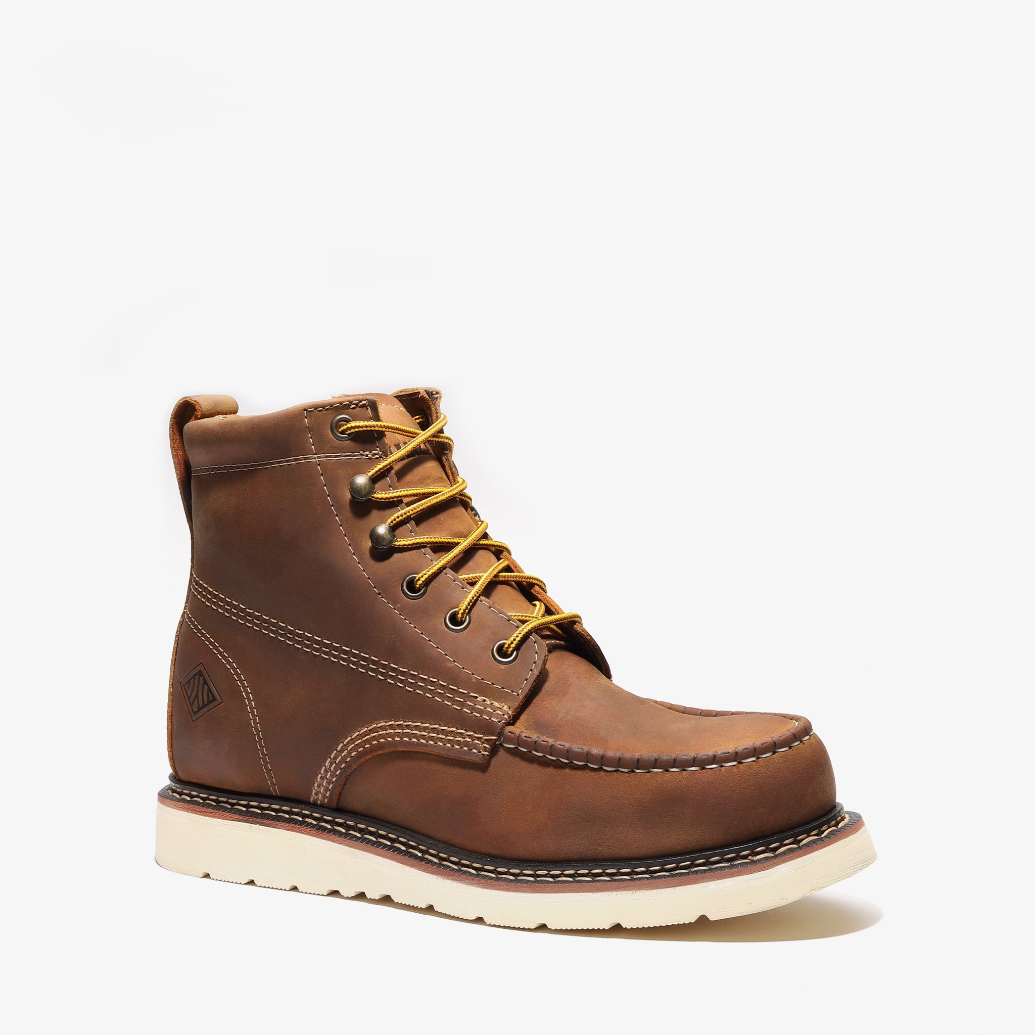 Product view 8 - FRONTIER CLASSIC 6" MOC TOE CRAZY BROWN - Bonanza Boots