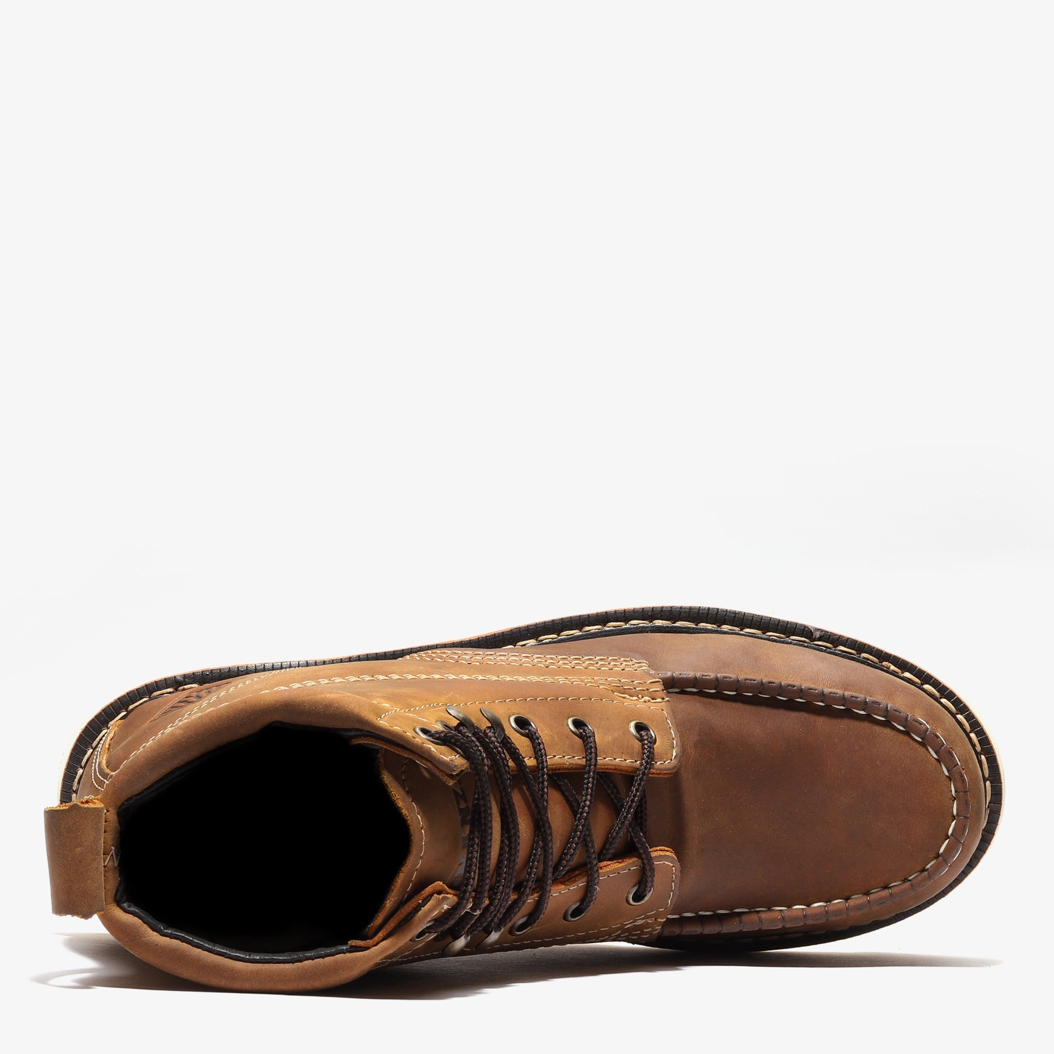 Product view 5 - FRONTIER CLASSIC 6" MOC TOE CRAZY BROWN - Bonanza Boots