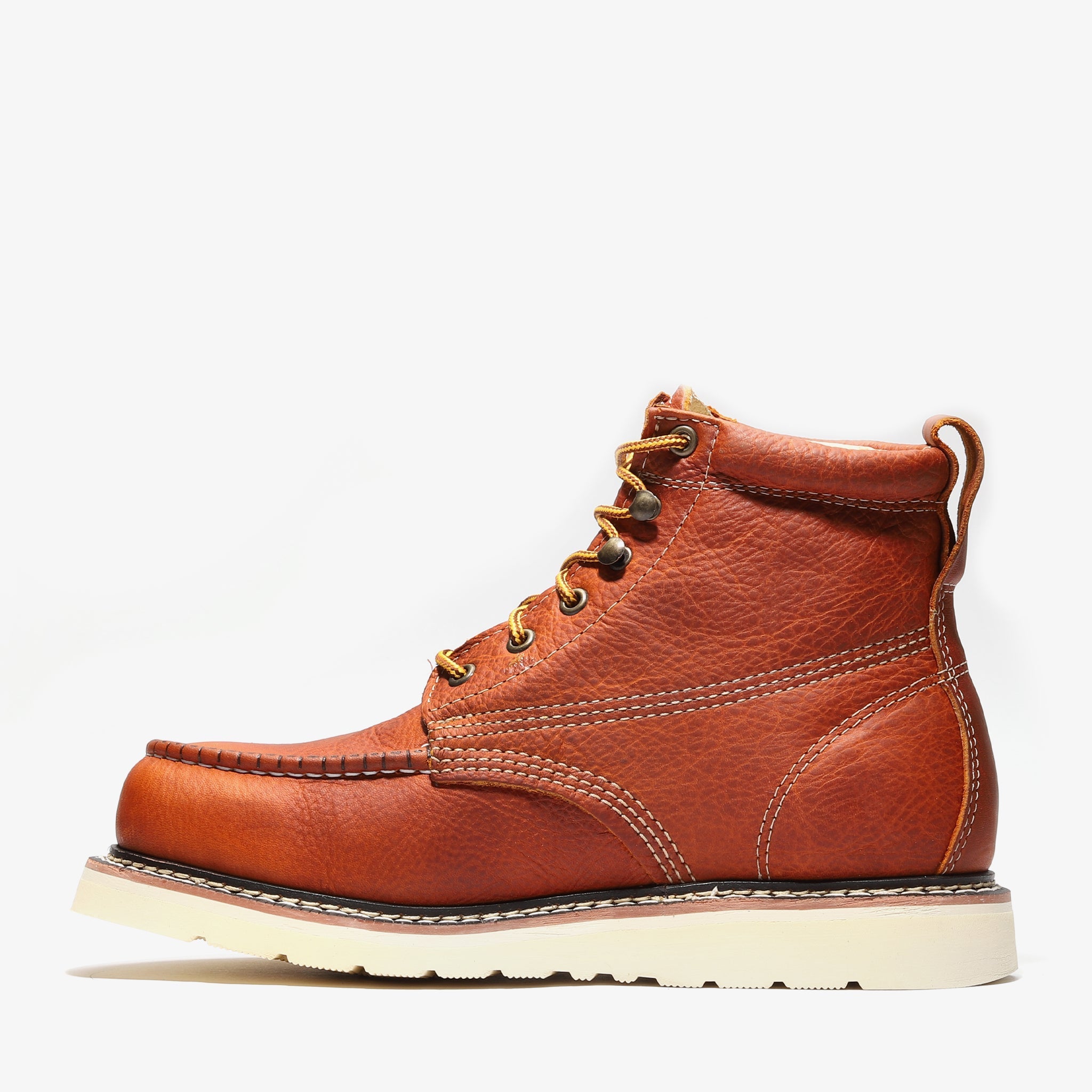 Product view 4 - FRONTIER CLASSIC 6" MOC TOE GOLDEN BROWN - Bonanza Boots