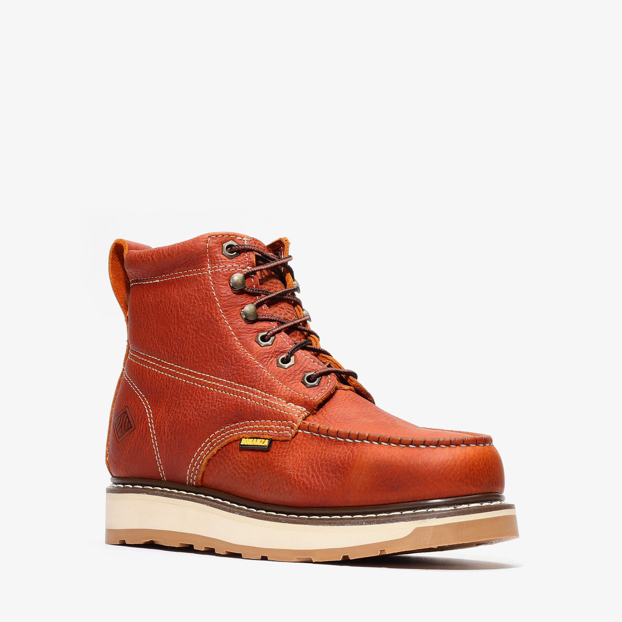Product view 4 - FRONTIER DUAL 6" MOC TOE (STEEL TOE) - Bonanza Boots