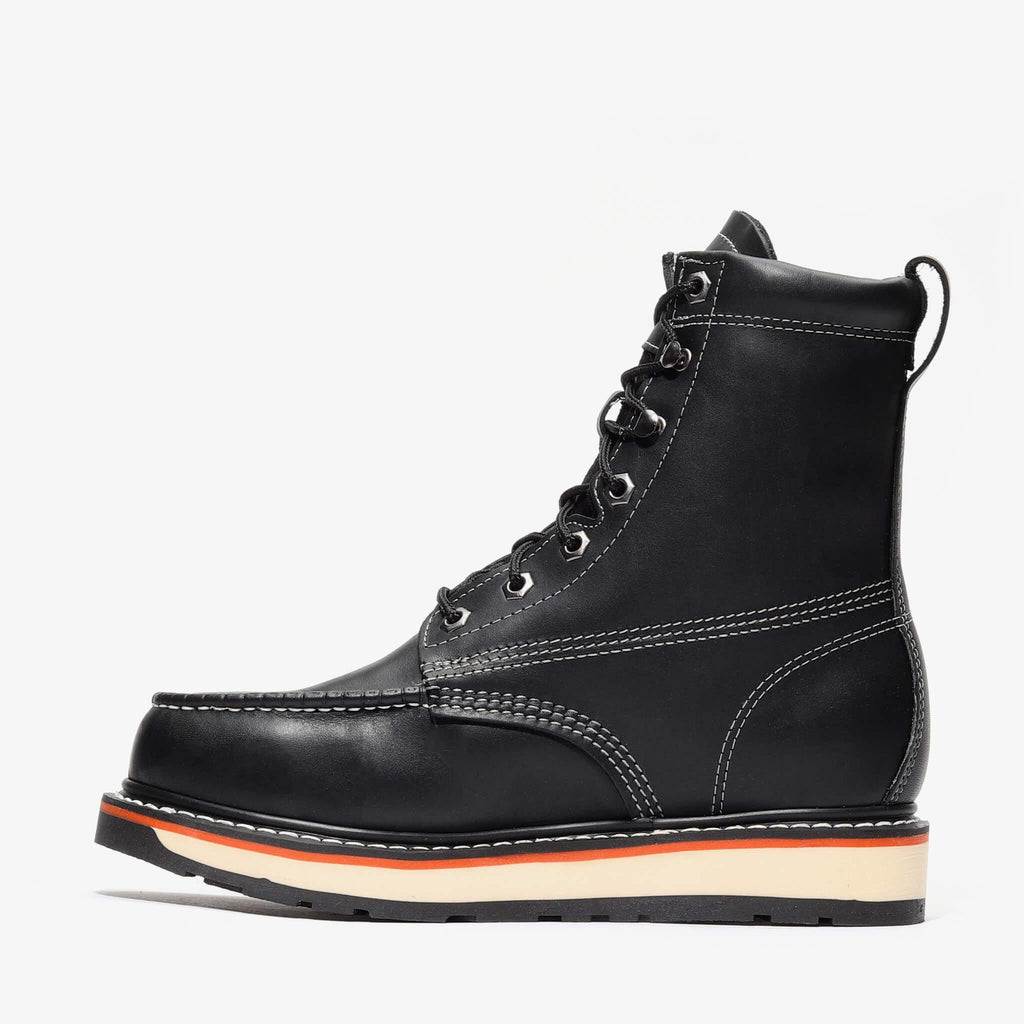 Product view 4 - FRONTIER DUAL 8" MOC TOE (STEEL TOE) - Bonanza Boots