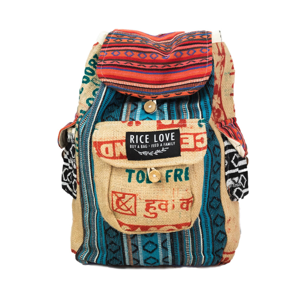 Close-up detail showing quality craftsmanship and materials - Recycled Travel Backpack Chennai