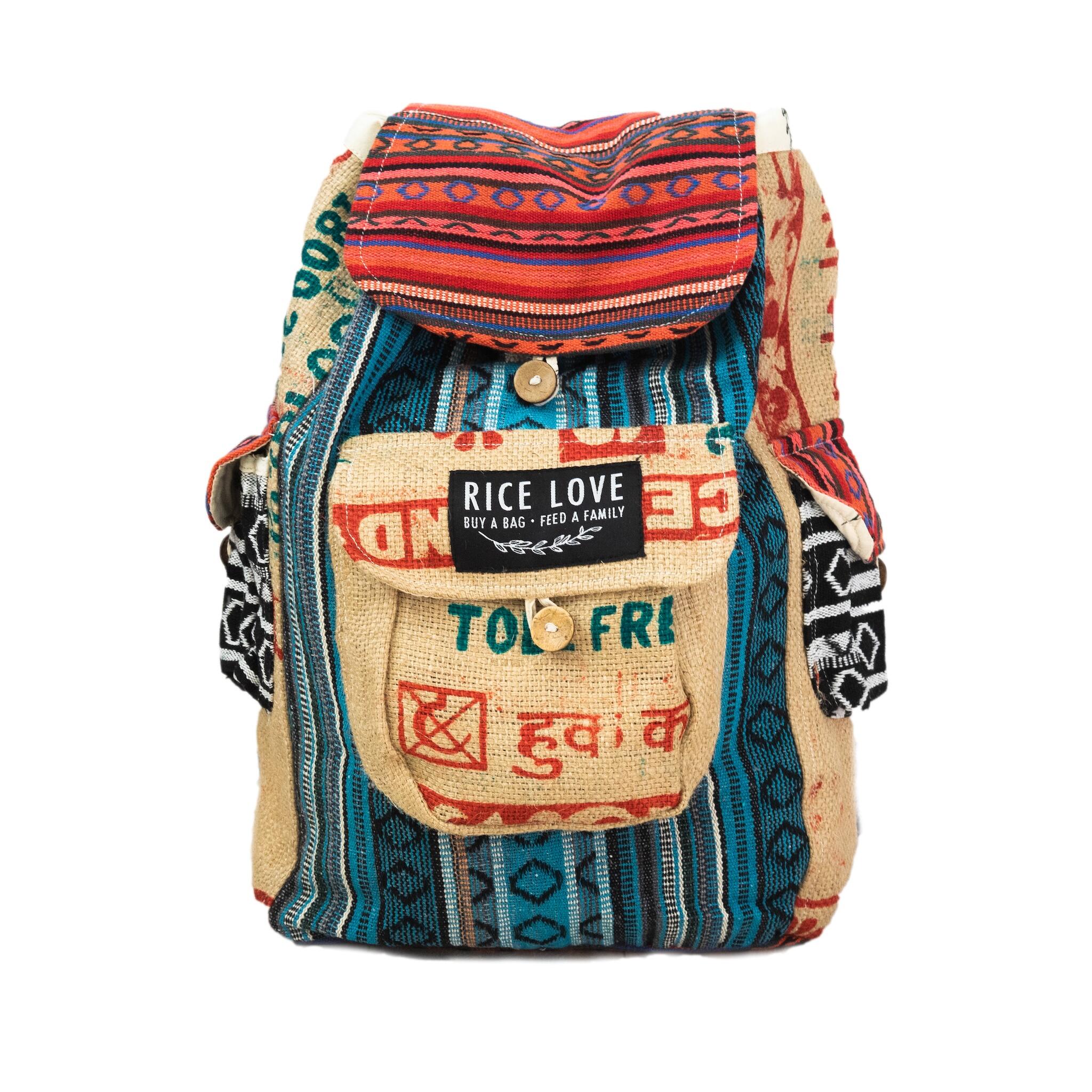 Close-up detail showing quality craftsmanship and materials - Recycled Travel Backpack Chennai