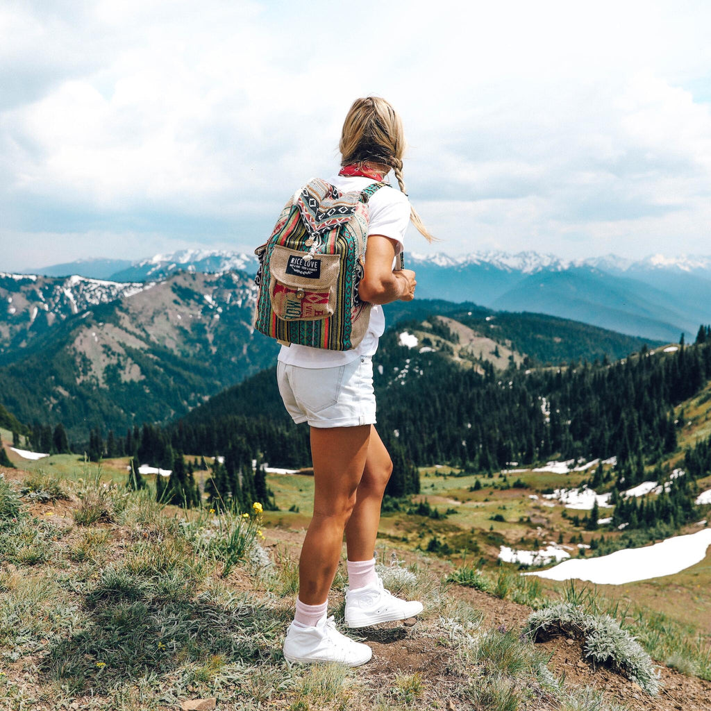Product view 11 - Recycled Travel Backpack Kochi - Rice Love