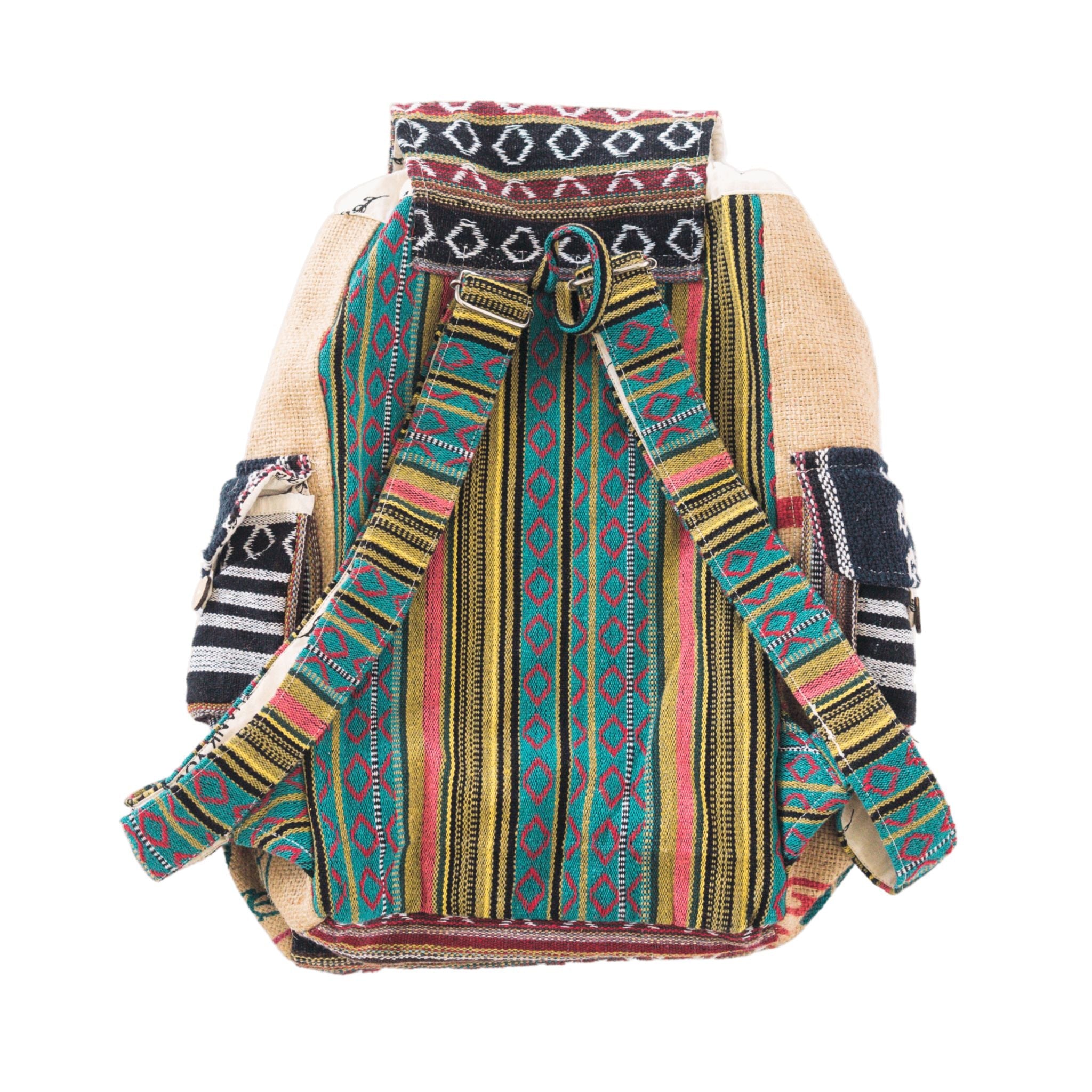 Lifestyle photo showing Recycled Travel Backpack Kochi in use - Rice Love