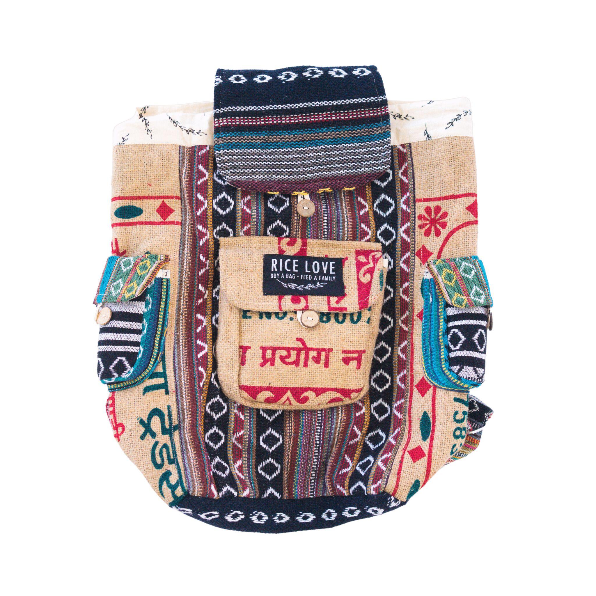 Close-up detail showing quality craftsmanship and materials - Recycled Travel Backpack Mumbai