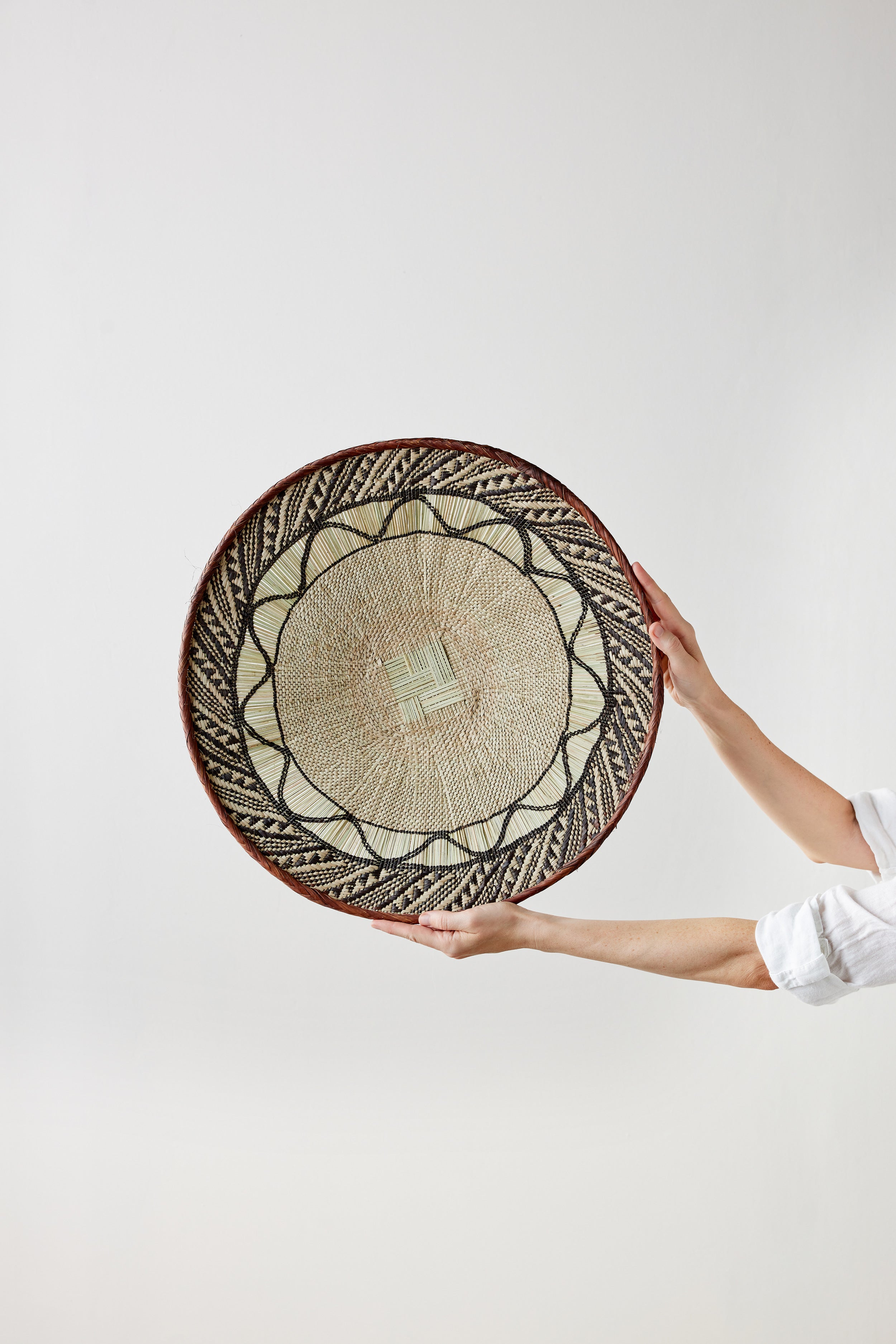Product view 6 - Binga Lace Patterned Basket - Kanju Interiors