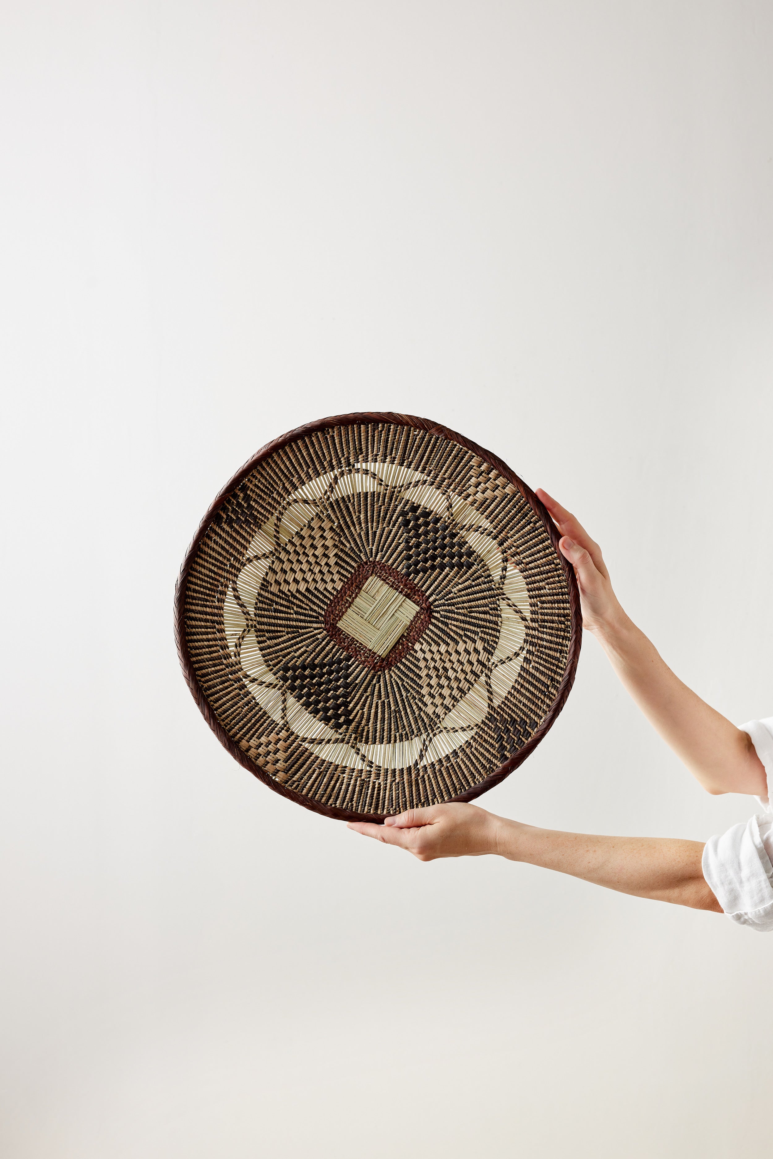 Product view 5 - Binga Lace Patterned Basket - Kanju Interiors
