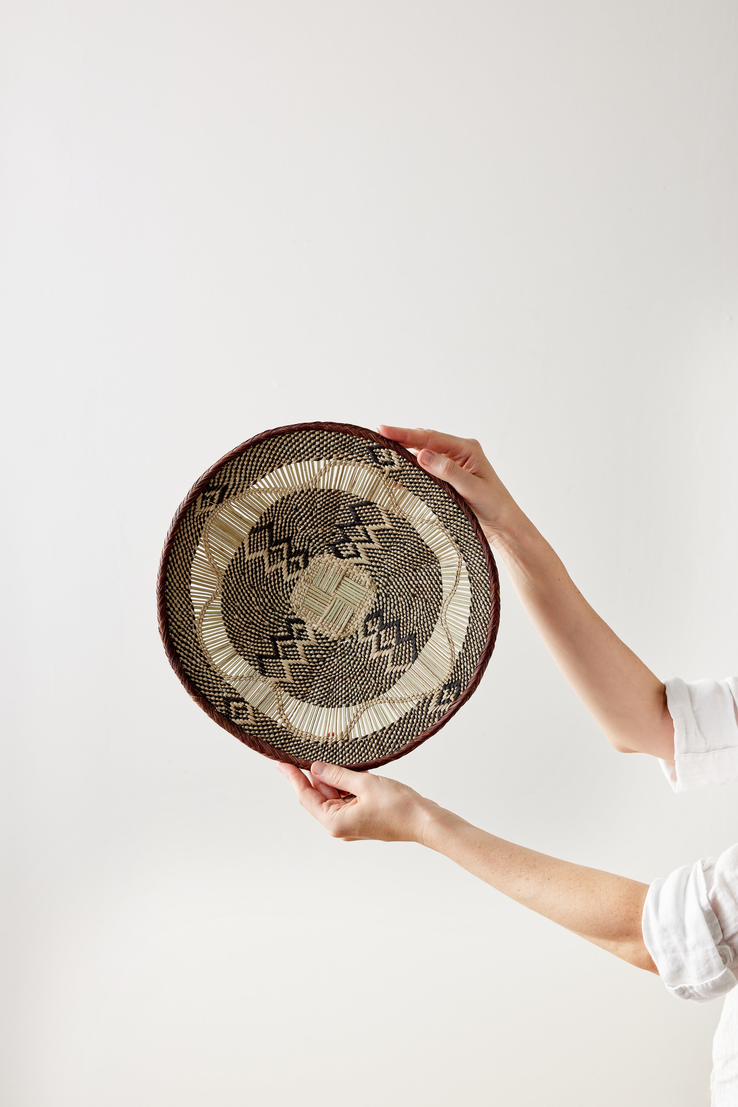 Product view 4 - Binga Lace Patterned Basket - Kanju Interiors