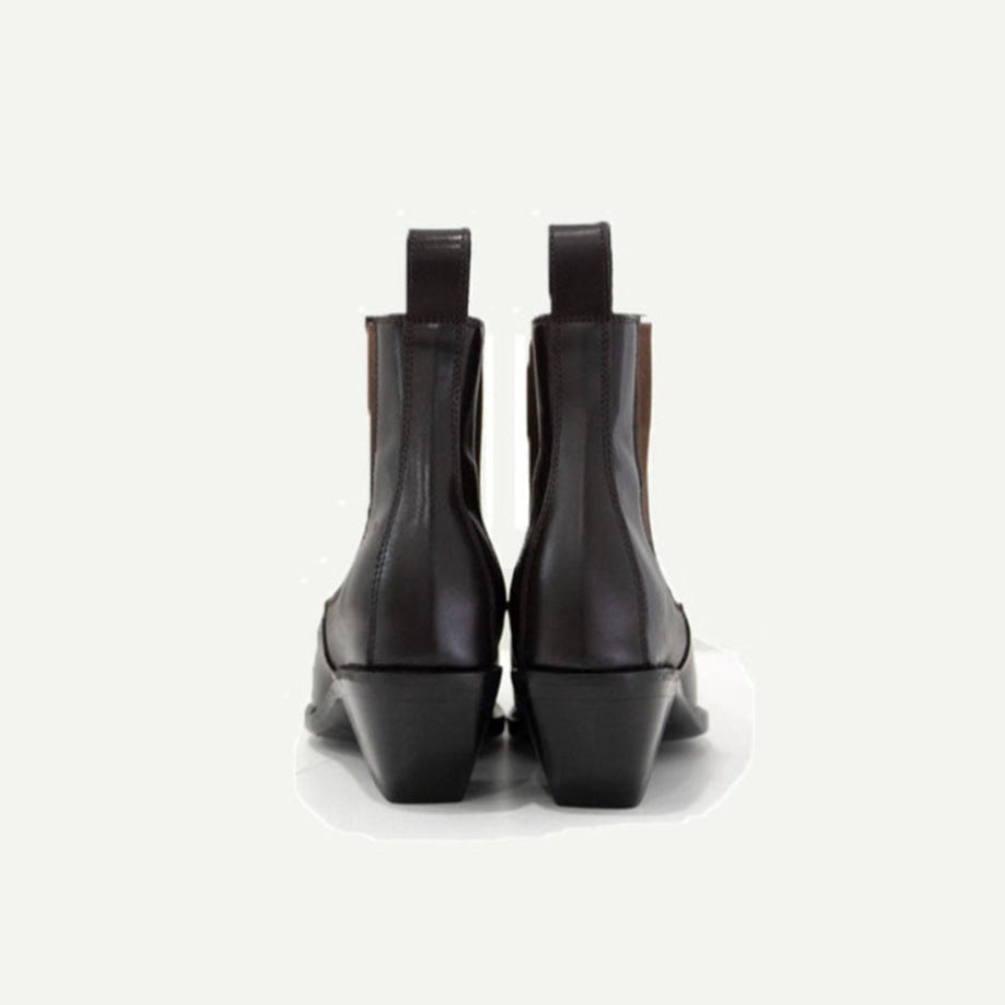Product view 4 - M-O-NINE The Sandra Boot in Chocolate Brown - M-O-NINE