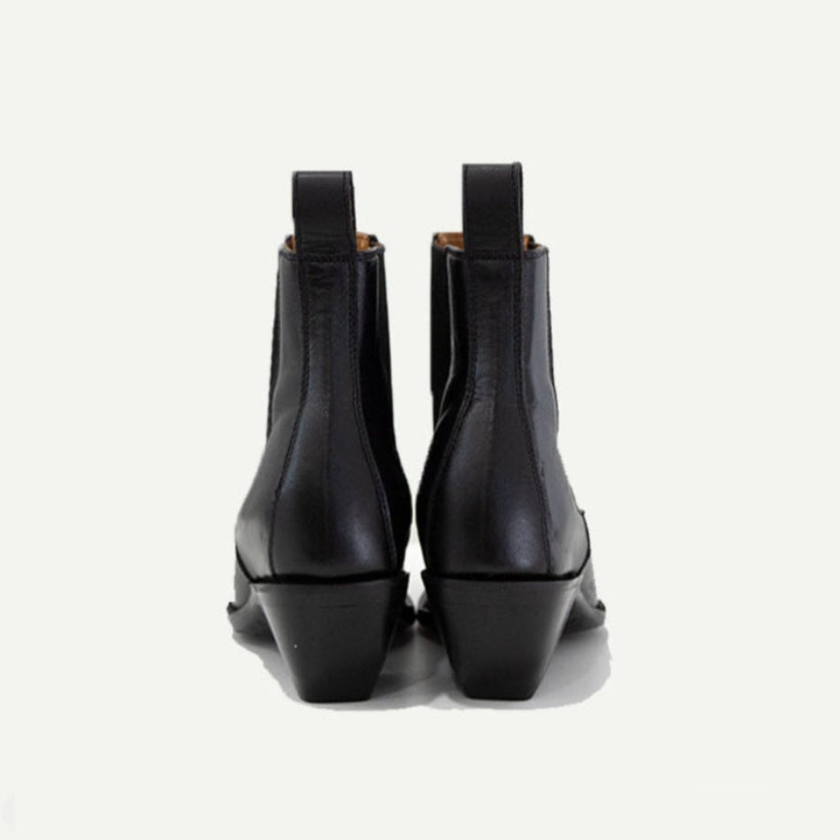 Product view 4 - M-O-NINE The Sandra Boot in Matte Black - M-O-NINE