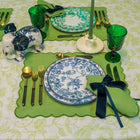 Close-up detail showing quality craftsmanship and materials - Botanic Imprinted Chalice - Set of 6