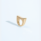 Close-up detail showing quality craftsmanship and materials - Caroline Gold Ring