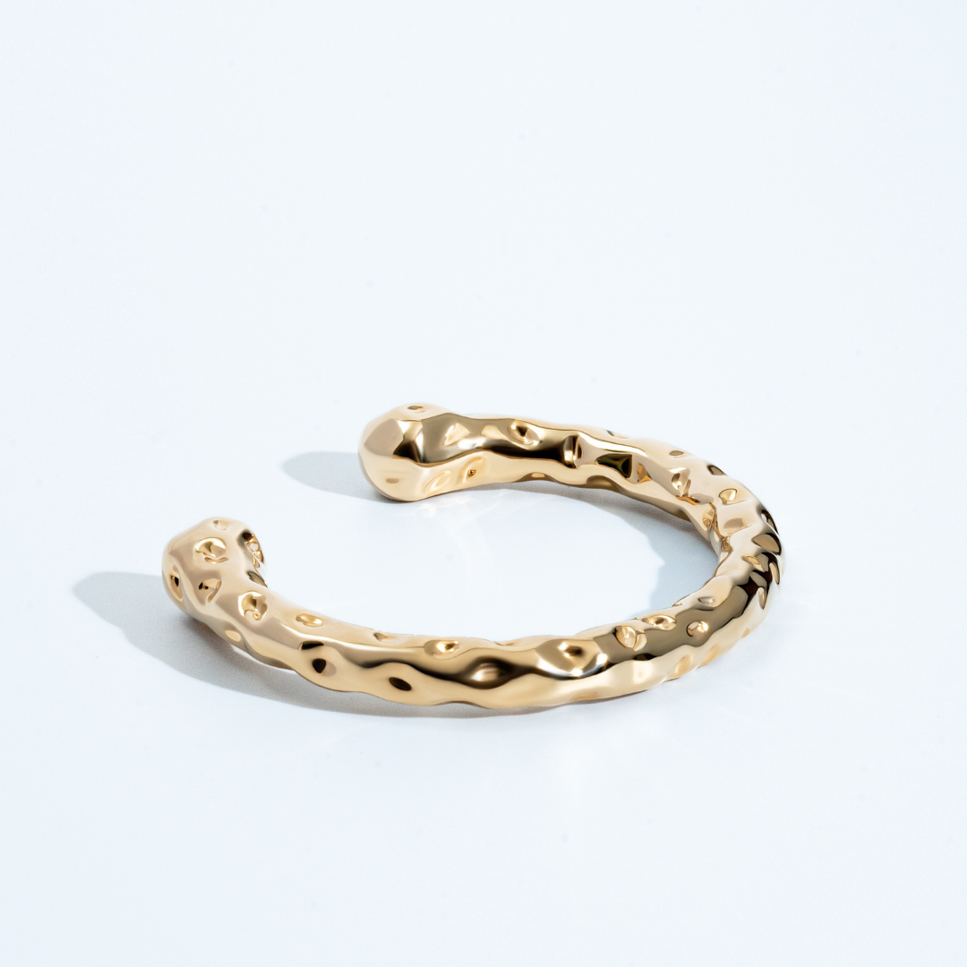 Close-up detail showing quality craftsmanship and materials - Collins Gold Bracelet