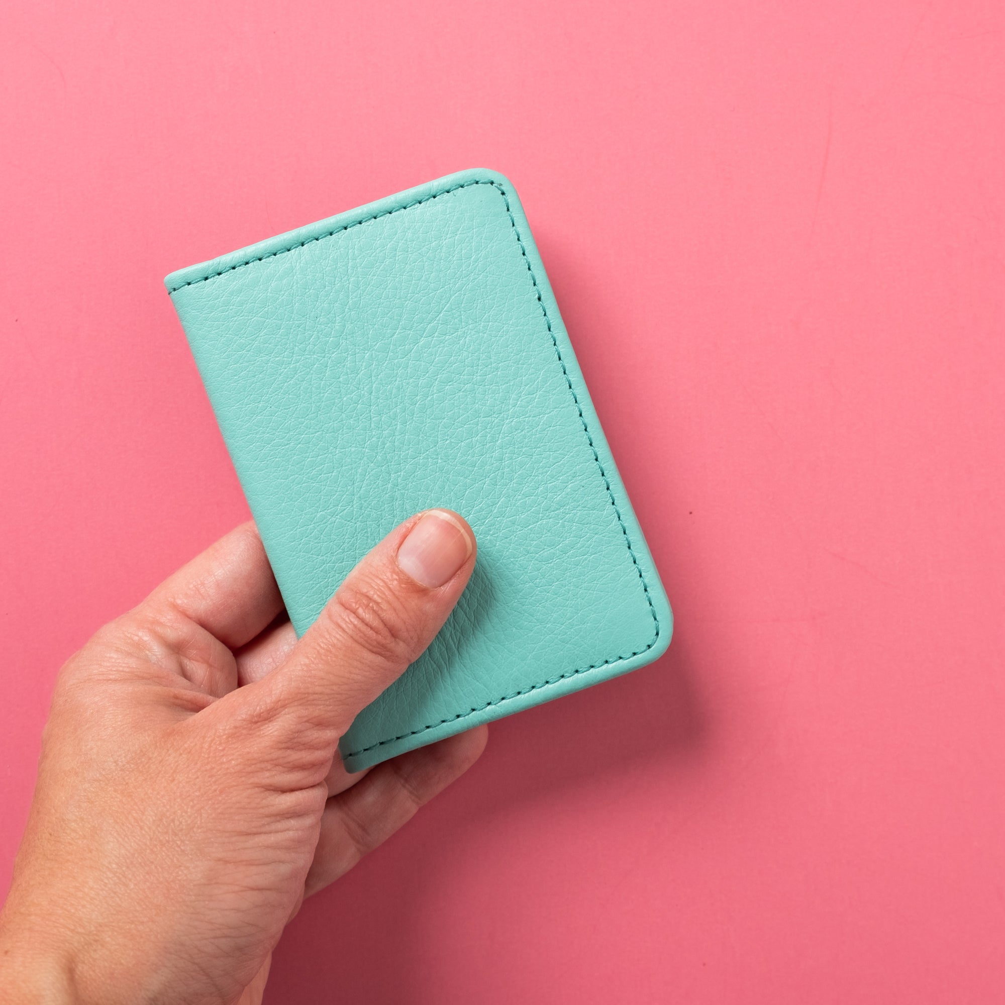 Product view 4 - Compact Bifold with RFID Protection - Baby Blue - CASUPO