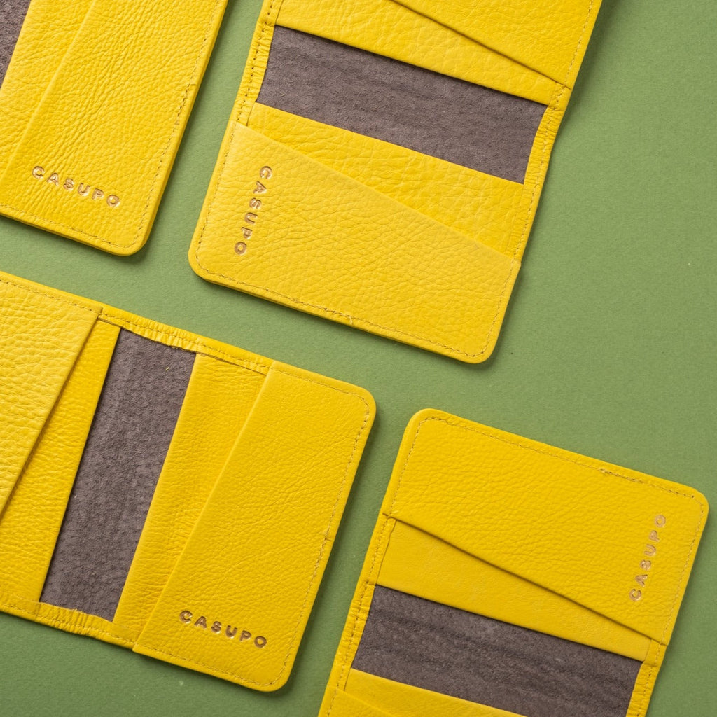 Product view 6 - Compact Bifold with RFID Protection - Sunny Yellow - CASUPO